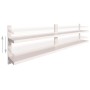 Schweberegale 2 Ebenen 2 Einheiten Edelstahl 300x30cm von vidaXL, Regale und Regale - Ref: Foro24-3055901, Preis: 320,88 €, R...