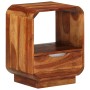 Mesita de noche con cajón madera maciza de acacia 40x30x50 cm