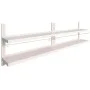 Estanterías flotantes 2 niveles 2 uds acero inoxidable 300x30cm de vidaXL, Estantes y estanterías - Ref: Foro24-3055901, Prec...