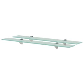 Floating shelves 2 units glass 8 mm 70x20 cm by vidaXL, Shelves and shelves - Ref: Foro24-3051522, Price: 46,00 €, Discount: %