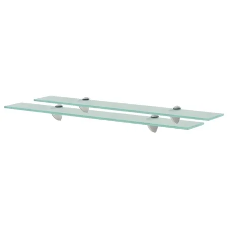 Floating shelves 2 units glass 8 mm 70x20 cm by vidaXL, Shelves and shelves - Ref: Foro24-3051522, Price: 45,13 €, Discount: %