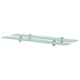 Floating shelves 2 units glass 8 mm 70x20 cm by vidaXL, Shelves and shelves - Ref: Foro24-3051522, Price: 46,00 €, Discount: %