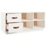 Solid white pine wood shoemaker bench 100x34x45 cm by vidaXL, Shoe racks and shoe organizers - Ref: Foro24-820178, Price: 82,...