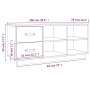 Schuhbank Kiefernholz massiv weiß 100x34x45 cm von vidaXL, Schuhregale und Schuhorganisatoren - Ref: Foro24-820178, Preis: 90...