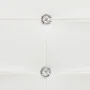 Bed with viscoelastic mattress white synthetic leather 140x200cm by vidaXL, Beds and slatted bases - Ref: Foro24-277556, Pric...
