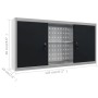 Workbench with three wall panels and a cabinet by vidaXL, Work tables - Ref: Foro24-3053431, Price: 319,73 €, Discount: %