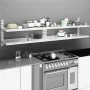 Floating shelves 2 levels 2 units stainless steel 240x30cm by vidaXL, Shelves and shelves - Ref: Foro24-3055900, Price: 194,8...