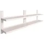 Floating shelves 2 levels 2 units stainless steel 240x30cm by vidaXL, Shelves and shelves - Ref: Foro24-3055900, Price: 194,8...