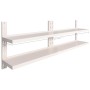 Floating shelves 2 levels 2 units stainless steel 240x30cm by vidaXL, Shelves and shelves - Ref: Foro24-3055900, Price: 208,5...