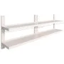 Floating shelves 2 levels 2 units stainless steel 240x30cm by vidaXL, Shelves and shelves - Ref: Foro24-3055900, Price: 194,8...