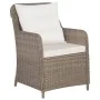 7-Piece Brown Synthetic Rattan Garden Dining Set by vidaXL, Garden sets - Ref: Foro24-3059467, Price: 986,07 €, Discount: %