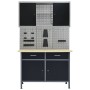 Workbench with three wall panels and a cabinet by vidaXL, Work tables - Ref: Foro24-3053433, Price: 485,88 €, Discount: %