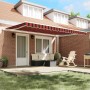 Toldo Retráctil 450 x 350 cm Naranja y marrón