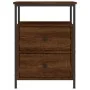 Nachttische, 2 Stück, Holzwerkstoff, braune Eiche, 44 x 45 x 60 cm von vidaXL, Nachttische - Ref: Foro24-826012, Preis: 94,74...