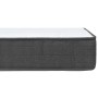 Cama box spring tela gris oscuro 200x200 cm de vidaXL, Camas y somieres - Ref: Foro24-3054719, Precio: 777,59 €, Descuento: %