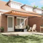 Toldo amarillo y naranja amarillo y naranja 450 x 350 cm tela