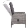 Gartenmöbel 5 Stück synthetisches Rattan, graues Akazienholz von vidaXL, Gartensets - Ref: Foro24-3058525, Preis: 709,82 €, R...