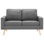 2-piece sofa set light gray fabric by vidaXL, Sofas - Ref: Foro24-3056614, Price: 385,08 €, Discount: %