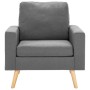2-piece sofa set light gray fabric by vidaXL, Sofas - Ref: Foro24-3056614, Price: 385,08 €, Discount: %