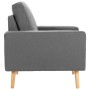 2-piece sofa set light gray fabric by vidaXL, Sofas - Ref: Foro24-3056614, Price: 385,08 €, Discount: %