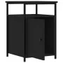Bedside tables 2 units plywood black 40x42x60 cm by vidaXL, Nightstands - Ref: Foro24-826034, Price: 74,71 €, Discount: %