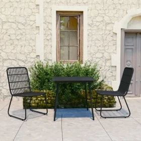 3-piece garden dining set synthetic rattan and glass by vidaXL, Garden sets - Ref: Foro24-3060243, Price: 323,31 €, Discount: %