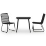3-teiliges Garten-Essset aus synthetischem Rattan und Glas von vidaXL, Gartensets - Ref: Foro24-3060243, Preis: 334,44 €, Rab...