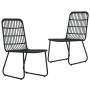 3-piece garden dining set synthetic rattan and glass by vidaXL, Garden sets - Ref: Foro24-3060243, Price: 334,44 €, Discount: %