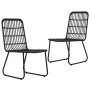 3-teiliges Garten-Essset aus synthetischem Rattan und Glas von vidaXL, Gartensets - Ref: Foro24-3060243, Preis: 323,31 €, Rab...