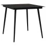 3-piece garden dining set synthetic rattan and glass by vidaXL, Garden sets - Ref: Foro24-3060243, Price: 323,31 €, Discount: %
