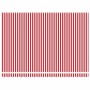 Toldo Retráctil Manual red and white 450 x 350 cm tela