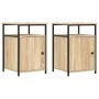 Nachttische 2 Stück Sperrholz Eichenfarbe 40x42x60cm von vidaXL, Nachttische - Ref: Foro24-826036, Preis: 63,03 €, Rabatt: %