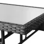 5-Piece Black Synthetic Rattan Garden Dining Set by vidaXL, Garden sets - Ref: Foro24-3059442, Price: 162,91 €, Discount: %