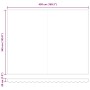 Toldo retráctil rojo Manual Rojo 450 x 350 cm tela