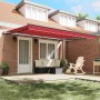 Toldo Retráctil Rojo 450 x 350 cm tela