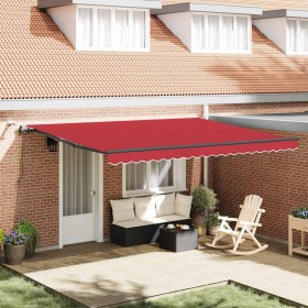Toldo Retráctil with Rojo 450 x 350 cm tela