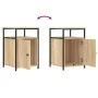 Nachttische 2 Stück Sperrholz Eichenfarbe 40x42x60cm von vidaXL, Nachttische - Ref: Foro24-826036, Preis: 63,03 €, Rabatt: %