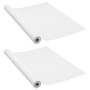 Self-adhesive furniture sheets 2 pcs white PVC 500x90 cm by vidaXL, window films - Ref: Foro24-3059651, Price: 35,89 €, Disco...
