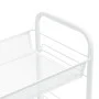 Kitchen cart 4 levels white iron 46x26x85 cm by vidaXL, Kitchen and dining carts - Ref: Foro24-336326, Price: 52,70 €, Discou...