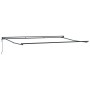 Toldo Retráctil Azul y Blanco 500x300 cm tela