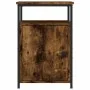 Nightstands 2 pcs smoke oak plywood 40x42x60 cm by vidaXL, Nightstands - Ref: Foro24-826038, Price: 53,51 €, Discount: %