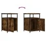 Nightstands 2 pcs smoke oak plywood 40x42x60 cm by vidaXL, Nightstands - Ref: Foro24-826038, Price: 53,51 €, Discount: %