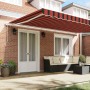 Toldo Retráctil 500 x 300 cm Naranja y marrón