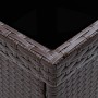 Gartenmöbel 5-teilig aus synthetischem Rattan und braunem Glas von vidaXL, Gartensets - Ref: Foro24-3058321, Preis: 363,38 €,...