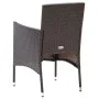 Gartenmöbel 5-teilig aus synthetischem Rattan und braunem Glas von vidaXL, Gartensets - Ref: Foro24-3058321, Preis: 373,62 €,...