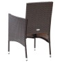 Gartenmöbel 5-teilig aus synthetischem Rattan und braunem Glas von vidaXL, Gartensets - Ref: Foro24-3058321, Preis: 363,38 €,...