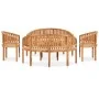Gartenmöbel-Set 5-teilig aus massivem Teakholz von vidaXL, Gartensets - Ref: Foro24-3059965, Preis: 1,00 €, Rabatt: %