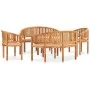 Gartenmöbel-Set 5-teilig aus massivem Teakholz von vidaXL, Gartensets - Ref: Foro24-3059965, Preis: 1,00 €, Rabatt: %