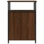 Mesitas de noche 2 uds contrachapada roble marrón 40x42x60 cm de vidaXL, Mesitas de noche - Ref: Foro24-826042, Precio: 51,95...