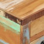 Mesa de centro de madera maciza reciclada 70x70x38 cm
